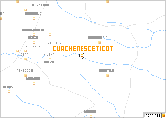 map of Cuachene Sceticot