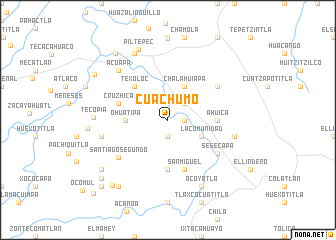 map of Cuachumo