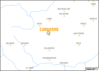 map of Cuaderno