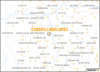 map of Cuadrilla de López