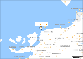 map of Cuagua