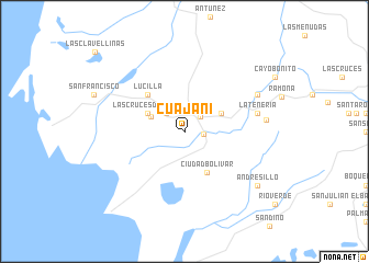 map of Cuajaní