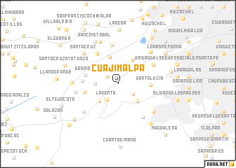 map of Cuajimalpa