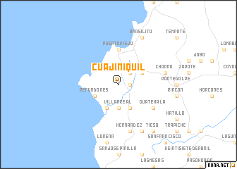 map of Cuajiniquil