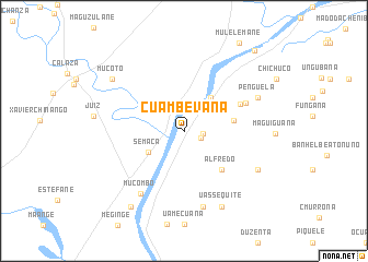 map of C. Uambevana