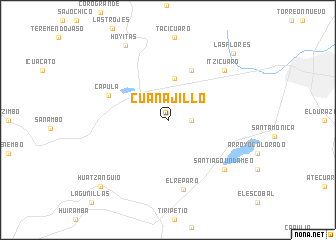 map of Cuanajillo