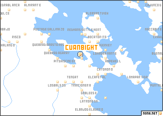 map of Cuan Bight