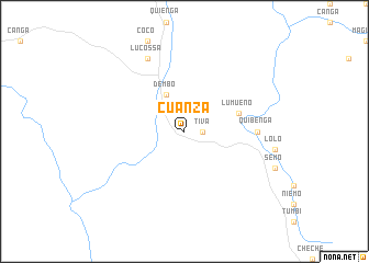 map of Cuanza