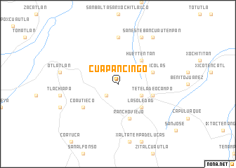 map of Cuapancingo