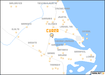 map of Cuara