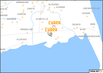 map of Cuara