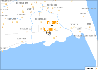 map of Cuara