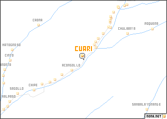 map of Cuarí