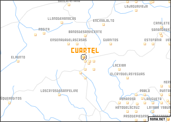 map of Cuartel