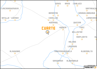 map of Cuarte