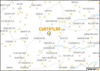 map of Cuatatlán