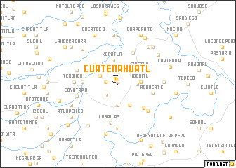 map of Cuatenahuatl