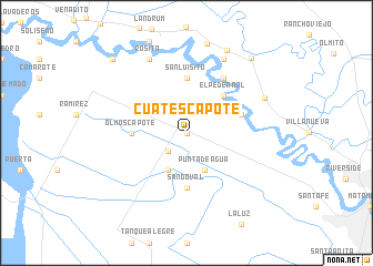 map of Cuates Capote