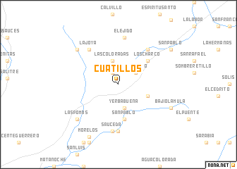 map of Cuatillos