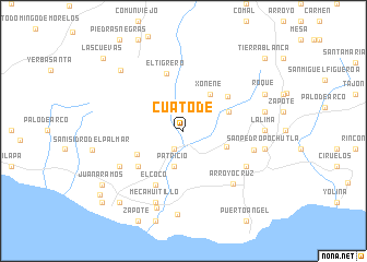 map of Cuatode