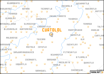 map of Cuatolol