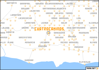 map of Cuatro Caminos