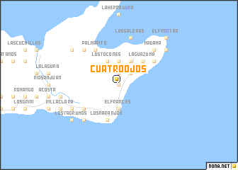 map of Cuatro Ojos