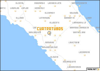 map of Cuatro Tubos