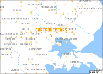map of Cuatro Veredas