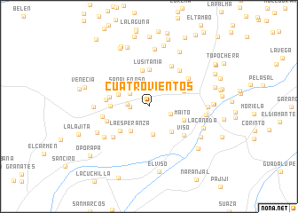 map of Cuatro Vientos