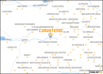 map of Cuauhtémoc