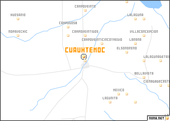 map of Cuauhtémoc