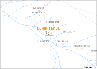 map of Cuauhtémoc