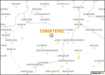 map of Cuauhtémoc