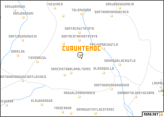 map of Cuauhtémoc