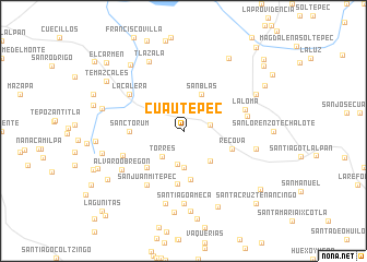 map of Cuautepec