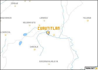 map of Cuautitlán