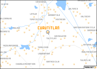 map of Cuautitlán