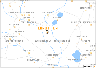 map of Cuautitla