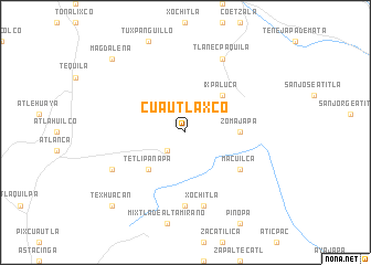 map of Cuautlaxco