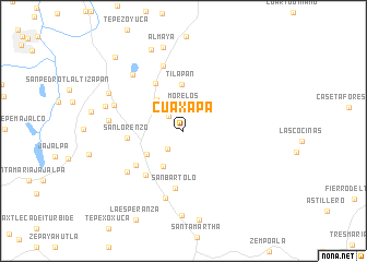 map of Cuaxapa