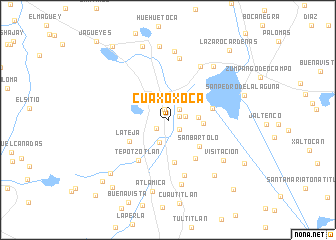 map of Cuaxoxoca