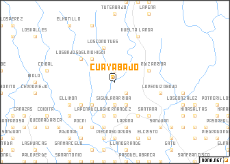 map of Cuay Abajo