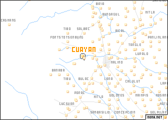 map of Cuayan