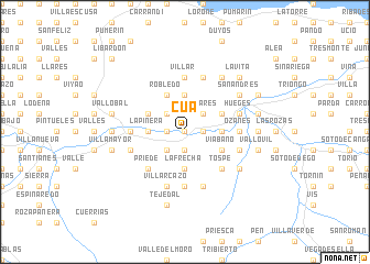 map of Cúa