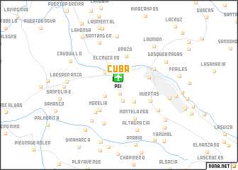 map of Cuba