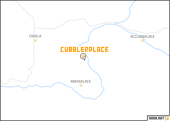 map of Cubbler Place