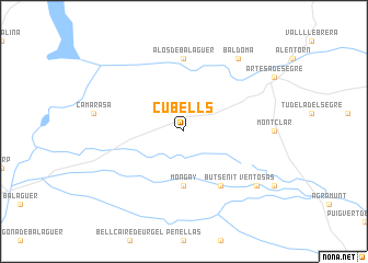 map of Cubells