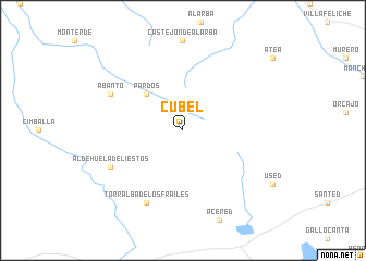 map of Cubel