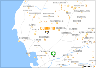 map of Cubiano
